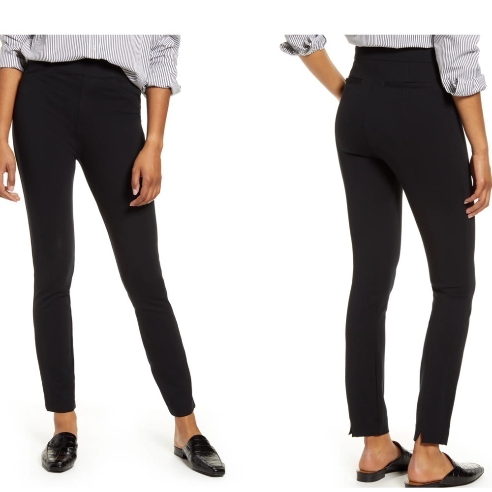 Spanx The Perfect Pant Back Seam Skinny Ankle Pants black size Medium